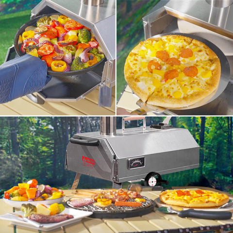 Portable Wood Fired Pizza Oven