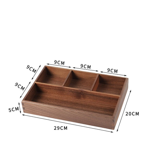 Walnut Tray for Home Storage