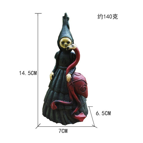 Halloween Witch Statue Waterproof Resin