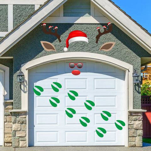 Christmas Stickers Set for Garage Door