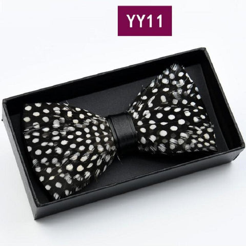 Feather Bow Ties