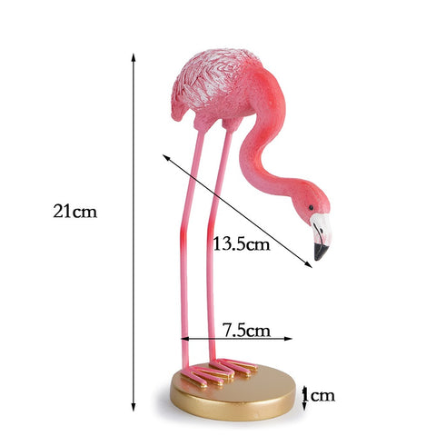 Flamingo Statue Table Decor