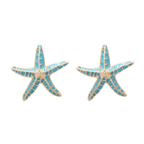 Fashionable Starfish Earrings