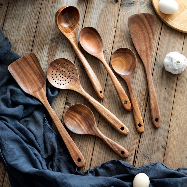 Wooden Cooking Utensil Set