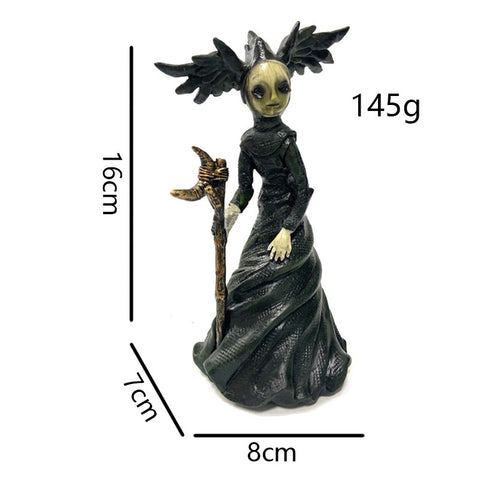 Halloween Witch Statue Waterproof Resin