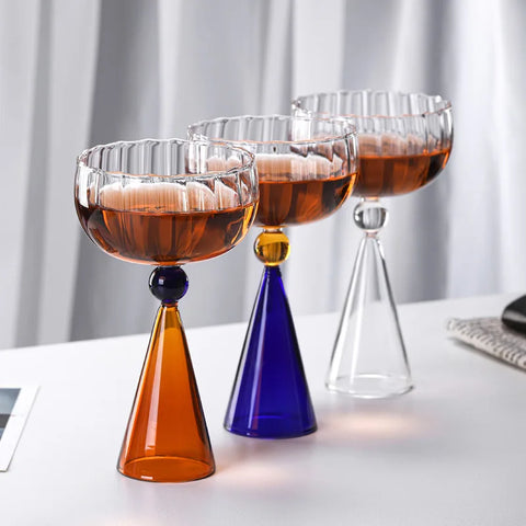 Vertical Grain Creative Wine Glasses