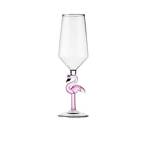 Creative Flamingo Glass Cup