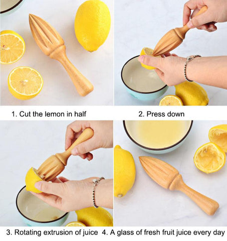 Manual Beech Lemon Juicer