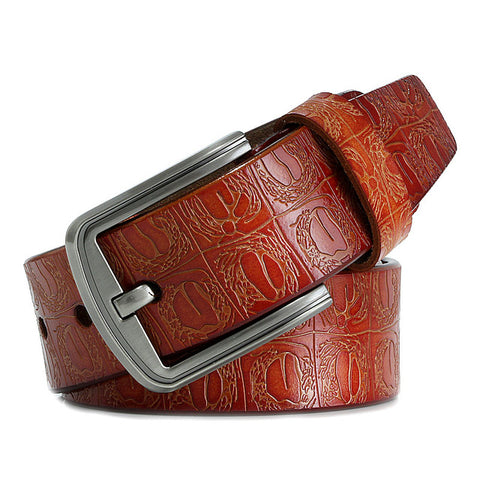 Full Grain Leather Casual Jean Belt