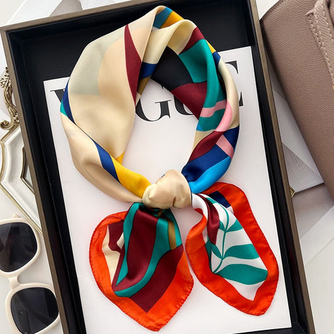 Fashion Silk Feeling Scarf