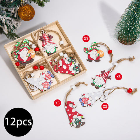 12pcs Christmas Hanging Ornaments Kit