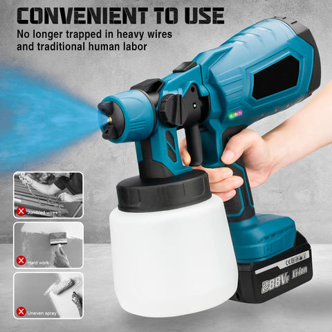 1000ML Cordless Paint Sprayer