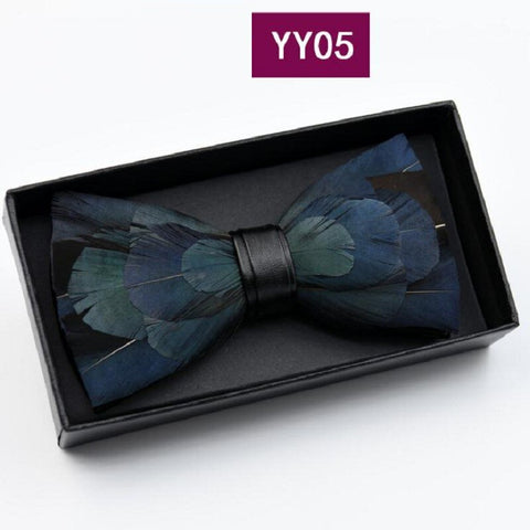 Feather Bow Ties