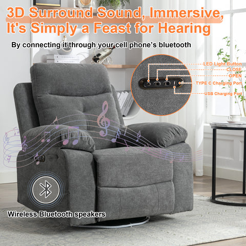 270° Rotating Electric Lounge Chair