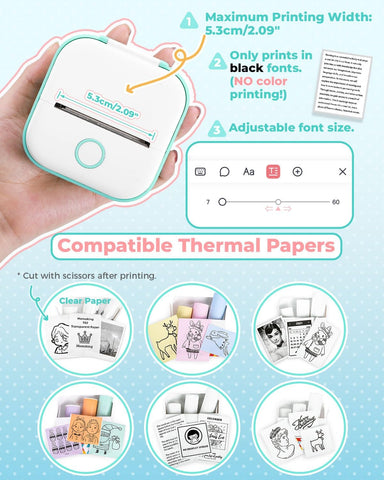 Portable Sticker Printer