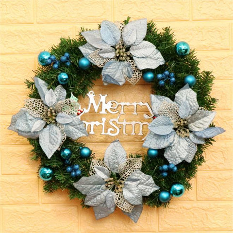 Festive Rattan Ring Wreaths Door Decorations