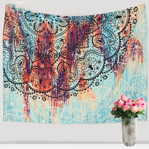 Bohemian Mandala Tapestry