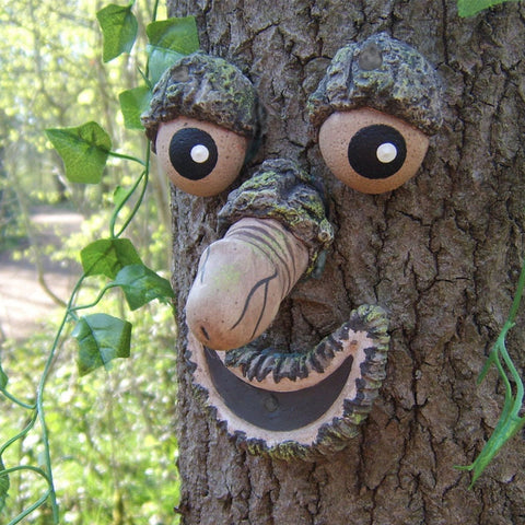 Easter Decorations Outdoors Old Man Tree Art