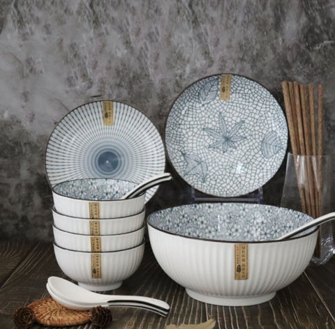 Japanese Ceramic Tableware Set