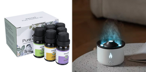 Spray Jellyfish Air Flame Aroma Diffuser & Humidifier