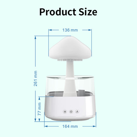 Water Drop Mushroom/Rain Cloud Humidifier