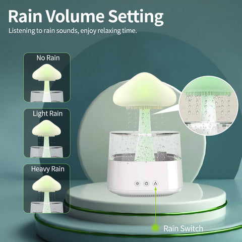 Water Drop Mushroom/Rain Cloud Humidifier