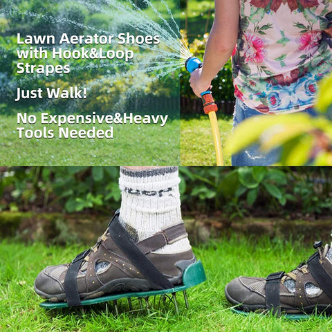 Pre-Assembled Lawn Aerator Shoes