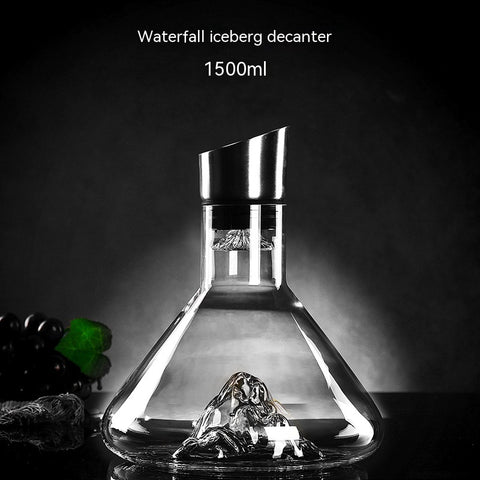 Iceberg Waterfall Wine Decanter