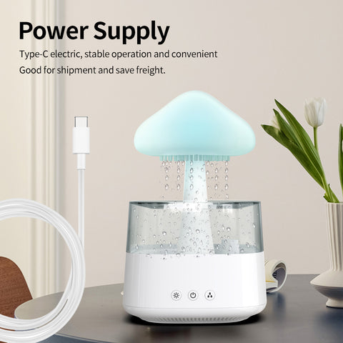 Water Drop Mushroom/Rain Cloud Humidifier