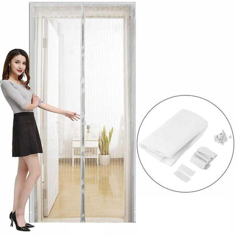 Transparent Mosquito Curtain Hands-free Magnetic Screen Door