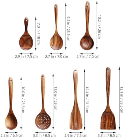 Wooden Cooking Utensil Set