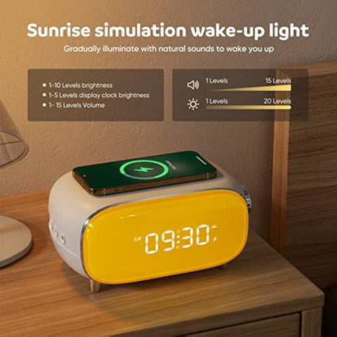 Sunrise Alarm Clock with Sunrise Simulation