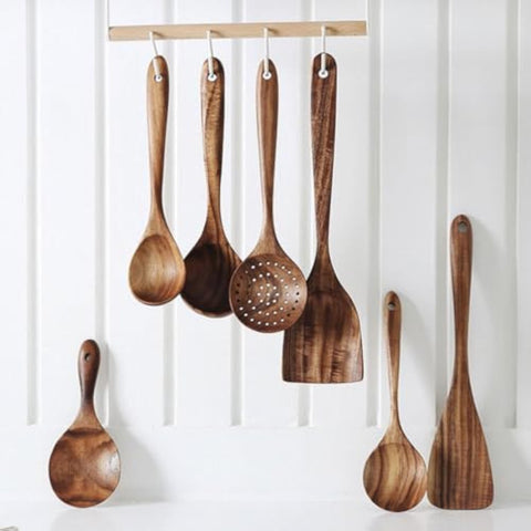 Wooden Cooking Utensil Set